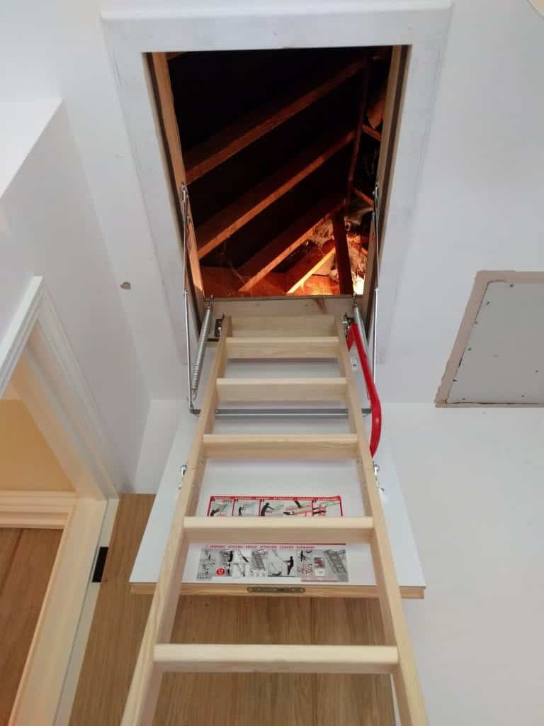 Deluxe Wooden Hatch & Ladder Home Counties Loft Ladders
