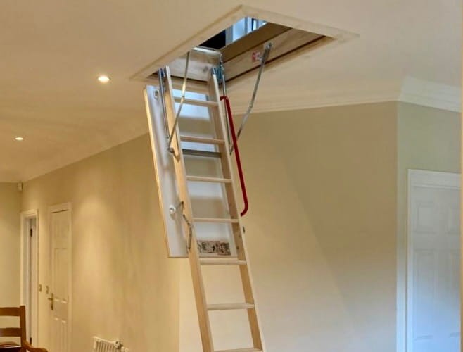 wooden loft ladders